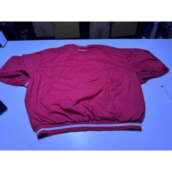 Vintage Boston University Terriers Red Pullover  Windbreaker Jacket XXL - Picture 10 of 10